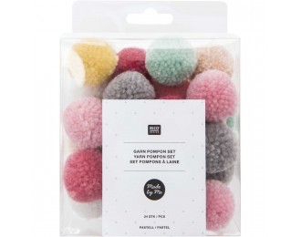Set pompons - MIXTE PASTEL