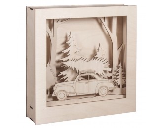 KIT BOIS VOITURE ET FORET...