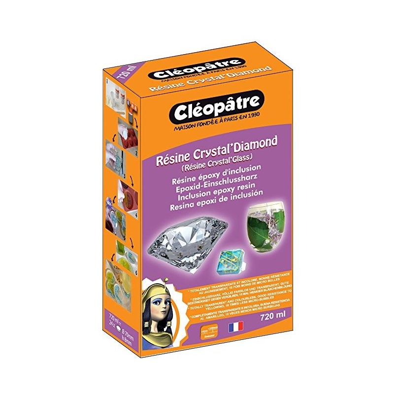 Crystal'Diamond epoxy resin 720 ml Cleopatre