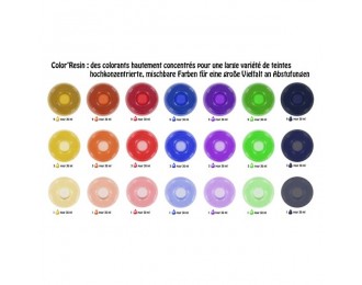 Colorant Resine Epoxy 18 Couleurs Pigment de Resine Epoxy Liquide Concentré  pour Coloration RésinePeintureArtisanatFabricatio [290] - Cdiscount  Beaux-Arts et Loisirs créatifs