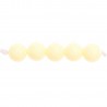 Perles en plastique "itoshii" 10mm 24 pièces - Rico Design : Couleurs:Jaune pâle