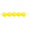 Perles en plastique "itoshii" 10mm 24 pièces - Rico Design : Couleurs:Jaune