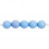Perles en plastique "itoshii" 10mm 24 pièces - Rico Design : Couleurs:Bleu pâle