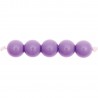 Perles en plastique "itoshii" 10mm 24 pièces - Rico Design : Couleurs:Violet