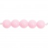 Perles en plastique "itoshii" 10mm 24 pièces - Rico Design : Couleurs:Rose pâle