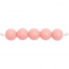 Perles en plastique "itoshii" 10mm 24 pièces - Rico Design : Couleurs:Rose clair