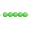 Perles en plastique "itoshii" 10mm 24 pièces - Rico Design : Couleurs:Vert