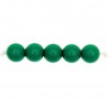 Perles en plastique "itoshii" 10mm 24 pièces - Rico Design : Couleurs:Vert foncé