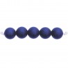 Perles en plastique "itoshii" 10mm 24 pièces - Rico Design : Couleurs:Bleu foncé