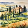 SAM 31/05 - "DOLCE VITA" A L'AQUARELLE - BALADE EN TOSCANE