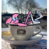MER 09/07 - STAGE DE GRAFF AVEC W2CJ - "CASQUETTE, LUNETTES & CREME SOLAIRE ... LE FLAMINGO PREPARE SES VACANCES A LA PLAGE !"