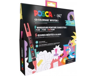 POSCA - Pack CO-COLORIAGE...